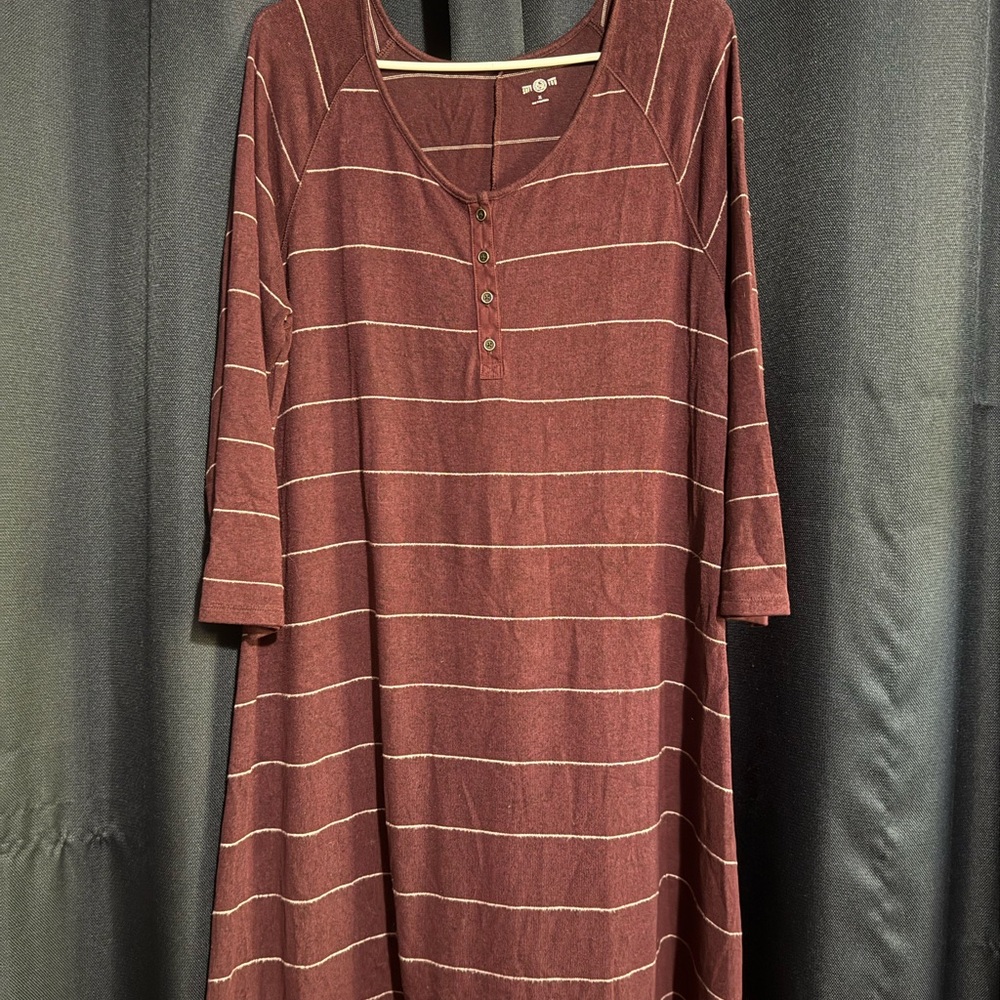 SO Burgundy Knit Top